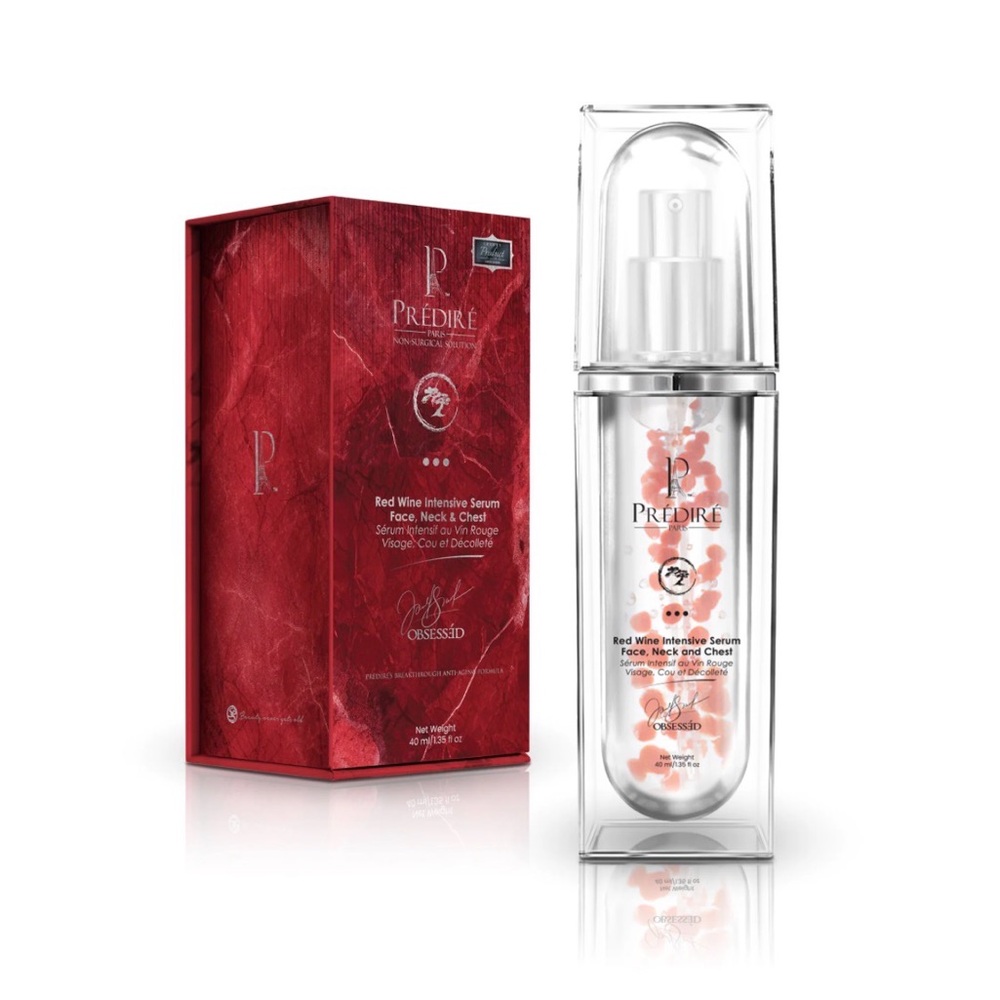 PREDIRE PARIS Red Wine Intensive Serum Face, Neck and Chest MSRP $980 new sealed